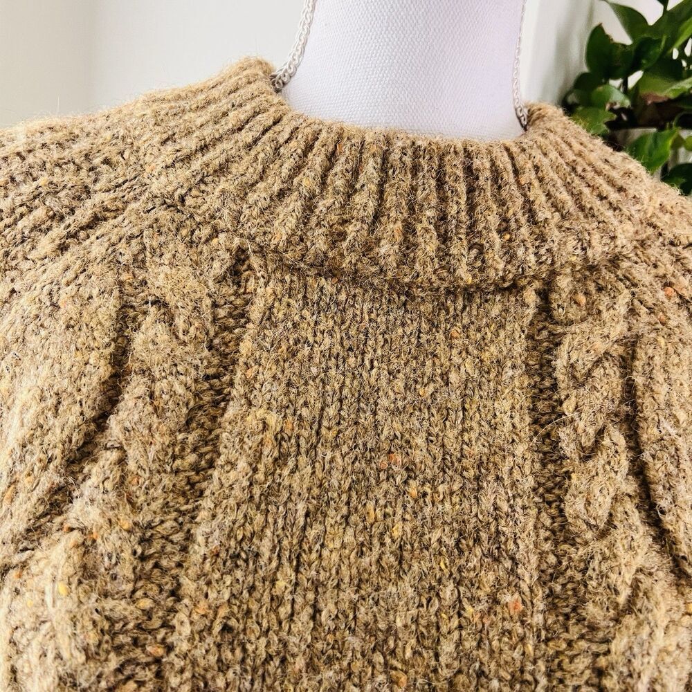 Universal Thread Brown Thick Chunky Cable Knit Ea… - image 2